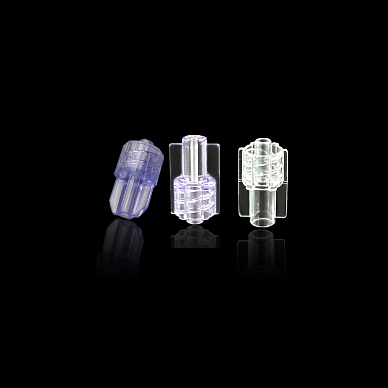 Medical Laboratory - 100 male Luer-lock connectors for Luer