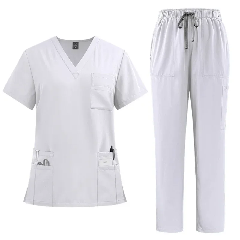 Medical Lab Uniform - Classic New Nurse Scrubs Set Men