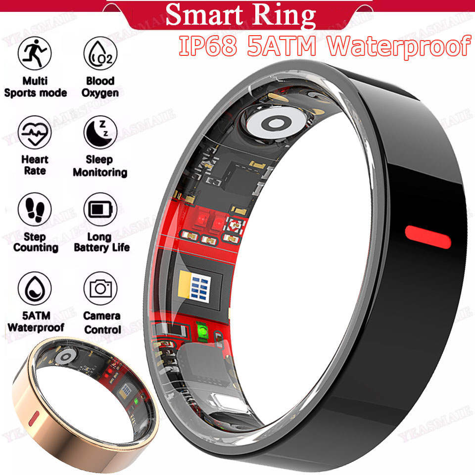 Blood Pressure Monitor - 2026 Outdoor Sports Smart Ring 5ATM+IP68