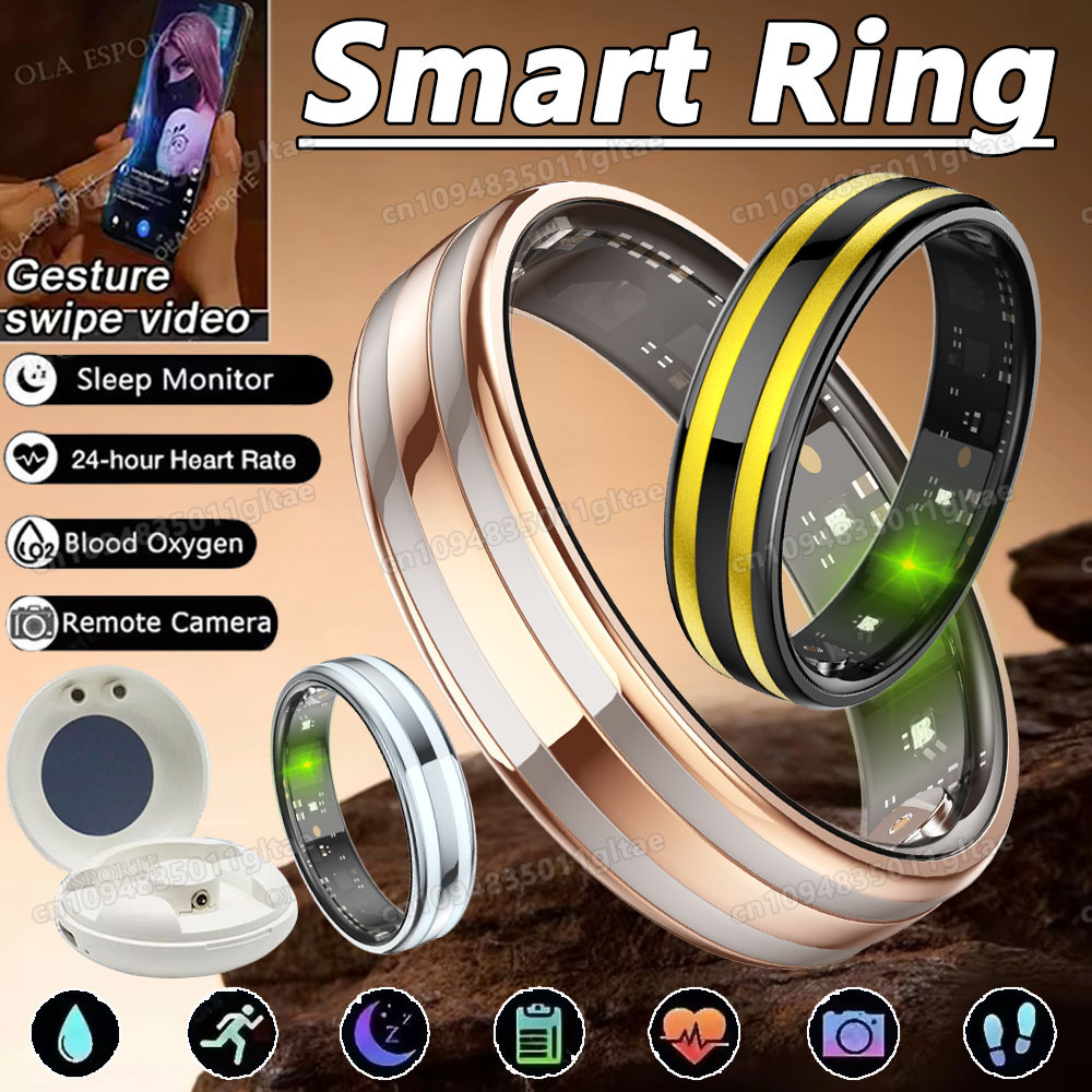 Blood Pressure Monitor - Gesture Sensing Smart Ring Health Monitor