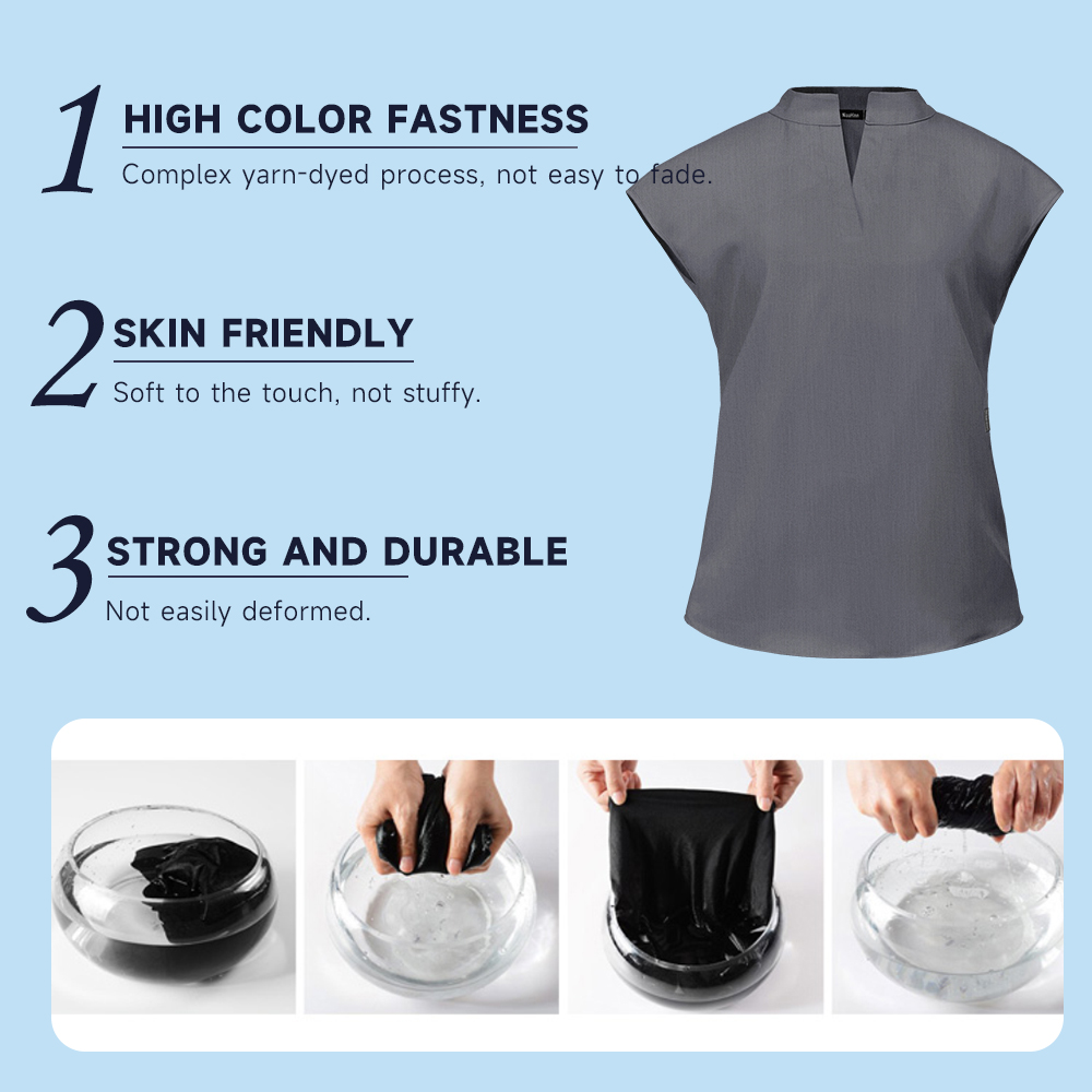 Fashion Stand Collar Scrubs To - Medical Lab Uniform review and price
