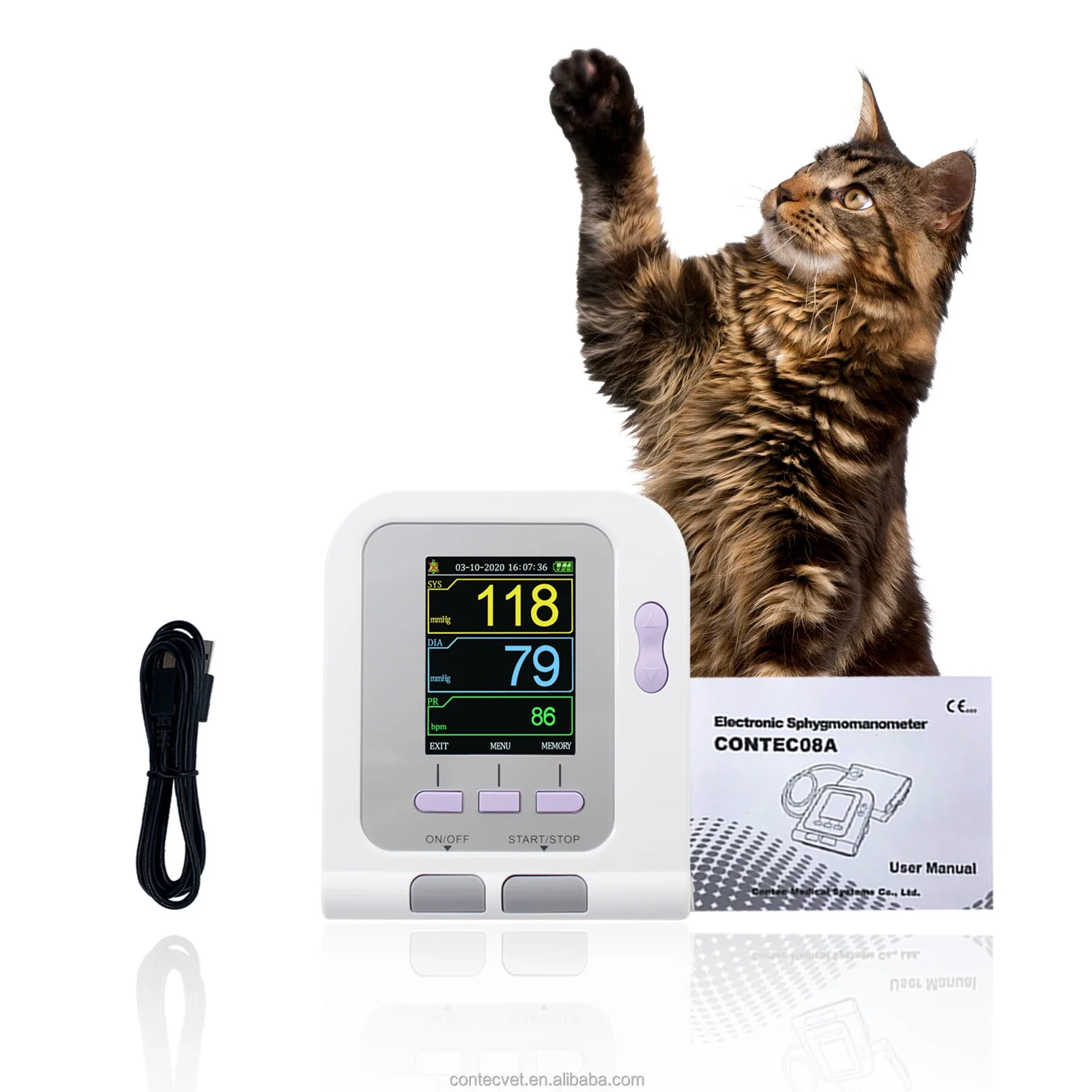 CONTEC08A-VET Veterinary Equip - Blood Pressure Monitor review and price