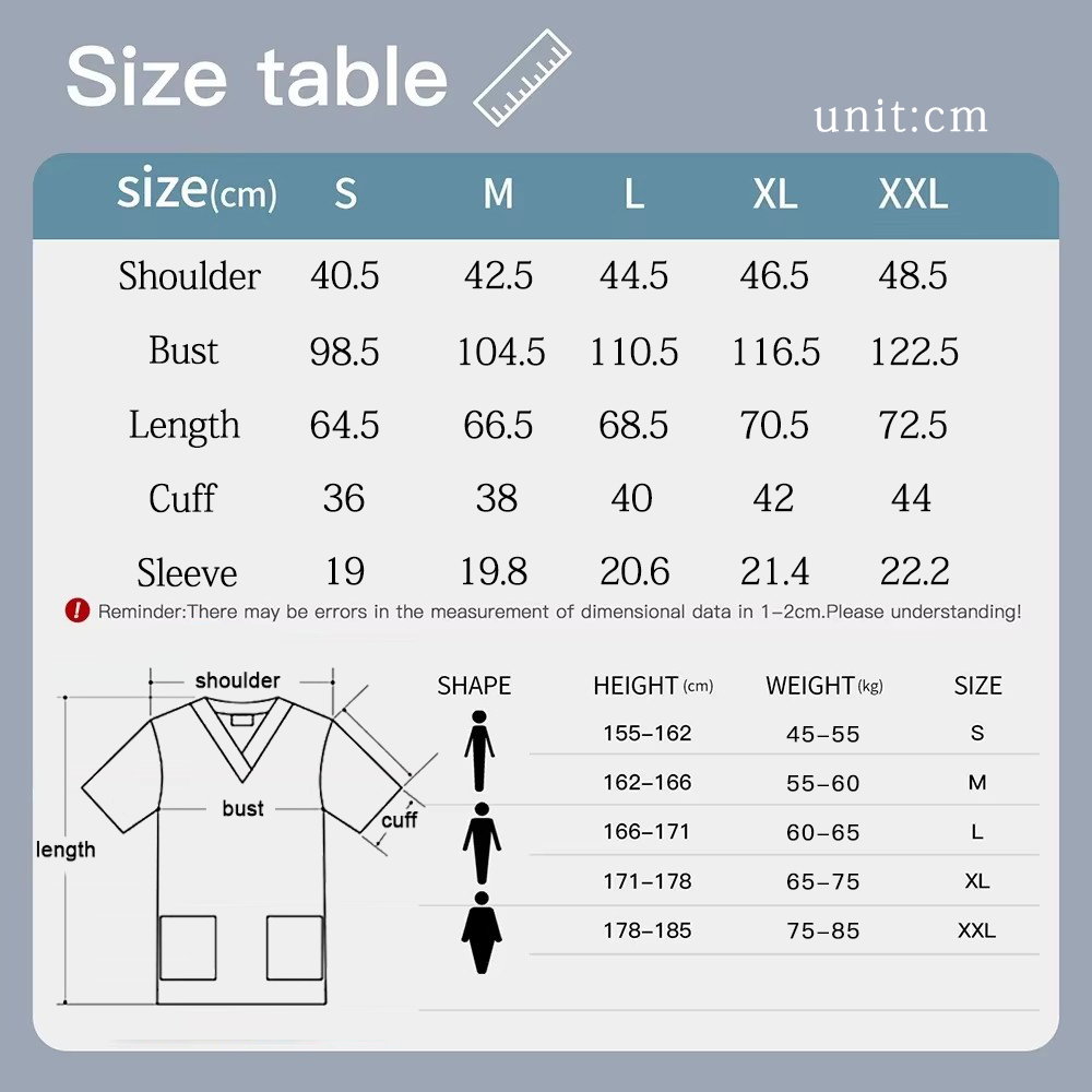 Stretch Cute Cartoon Print Nur - Medical Lab Uniform review and price