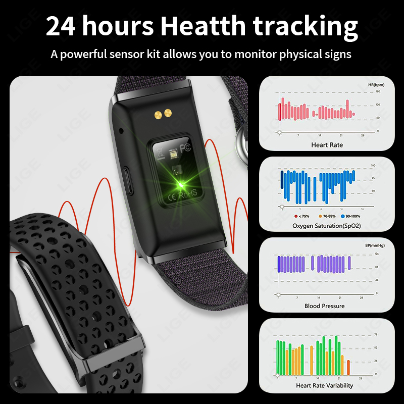 LIGE 100+ Sport Fitness Tracke - Blood Pressure Monitor review and price